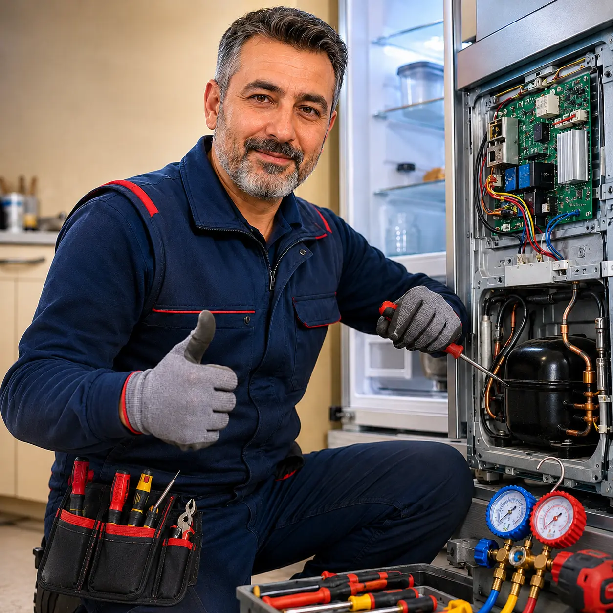 Manisa Beko buzdolabı tamiri ustası Burak Usta — Salihli ve Gördes soğutma sistemleri uzmanı